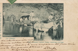 La Volanta Typical Horse Carriage Edicion La Moderna Poesia Used 1903 - Cuba