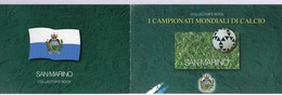 REPUBBLICA DI SAN MARINO 1998 COPPA DEL MONDO DI CALCIO WORLD CUP FRANCE 98 LIBRETTO SENZA FRANCOBOLLI BOOKLET NO STAMPS - Booklets