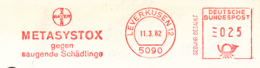Freistempel 8293 Bayer Gegen Saugende Schädlinge - Marcofilia - EMA ( Maquina De Huellas A Franquear)