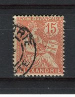 ALEXANDRIE - Y&T N° 25° - Type Mouchon - Used Stamps