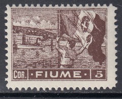 Italy - FIUME - Sassone N. 47C - Cat. 50 Euro - MH* - LINGUELLATO - Fiume