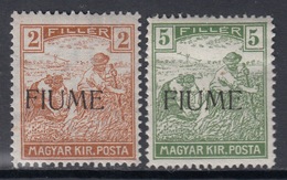 Italy - FIUME - Sassone N.  4+6 - MNH** - GOMMA INTEGRA - LUXUS POSTFRISCH - Fiume