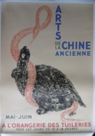 Arts De La Chine Ancienne Affiche Originale 1937 Paris A L'Orangerie Des Tuileries China Chinese Poster - Affiches