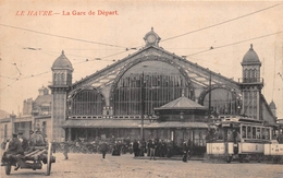 ¤¤   -   LE HAVRE   -   La Gare De Départ   -  Chemin De Fer  -  Tramway      -  ¤¤ - Station