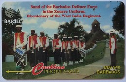 BARBADOS - GPT - Defence Force Band - BAR-16B- 16CBDB  - 1995 - 34,600 - Used - Barbados