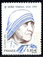 FRANCE .Timbre Adhésif N° 428  MERE TERESA  NEUF **  TROIS BANDES DE PHOSPHORE - Neufs