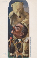 Th. Delcassé Né à Pamiers  . Franc Maçon Colonialiste Art Nouveau Signée Moloch Coq Et Ours Polaire Polar Bear - Hommes Politiques & Militaires