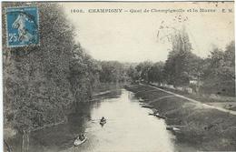 MARNE : Champigny, Quai De Champignolle Et La Marne - Champigny