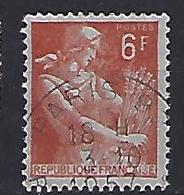 France 1957-59 Moissonneuse (o) 6f - 1957-1959 Mietitrice