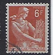 France 1957-59 Moissonneuse (o) 6f - 1957-1959 Mietitrice