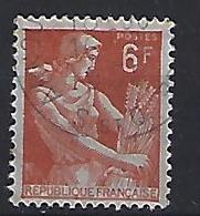 France 1957-59 Moissonneuse (o) 6f - 1957-1959 Moissonneuse