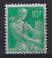 France 1957-59 Moissonneuse (o) 10f - 1957-1959 Mietitrice