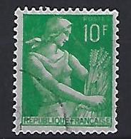 France 1957-59 Moissonneuse (o) 10f - 1957-1959 Mietitrice