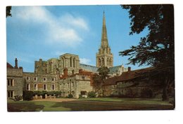 CHICHESTER. THE CATHEDRAL AND BISHOP' S PALACE. - Chichester