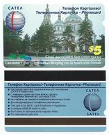 KAZAKHSTAN - Alcatel - Cathedral First Issue $5 CATEA SATEL MINT Neuve (BG1216 - Kazakistan