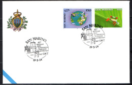 SAN MARINO - 19-5-2004 - O.M.T. COMMISSIONE REG. PER L'EUROPA - ANNULLO SPECIALE - OBLITERATION SPECIALE - SONDERSTEMPEL - Covers & Documents