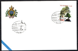 SAN MARINO - 5-6-2004 - GIORNATA MONDIALE DELL'AMBIENTE - ANNULLO SPECIALE - OBLITERATION SPECIALE - SONDERSTEMPEL - Cartas & Documentos