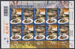 FINLANDIA 2005  EUROPA  GASTRONOMIA FOGLIETTO  UNIFICATO N.1715/16     MNH - Unused Stamps