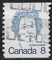 Canada 1974. Scott #604 (U) Queen Elizabeth II - Markenrollen