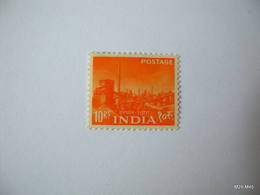 INDIA 1955. 10Rs. Five Years Plan. Industries. SG371 MH - Unused Stamps