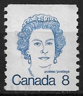 Canada 1974. Scott #604 (U) Queen Elizabeth II - Francobolli In Bobina