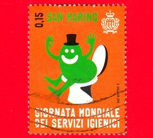 SAN MARINO - Usato - 2015 - Giornata Mondiale Dei Servizi Igienici - Sagome - World Day Of Toilets - 0.15 - Gebraucht