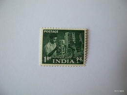 INDIA 1955. 1Re. Five Years Plan. Telephone Industry. SG413 MNH - Ungebraucht