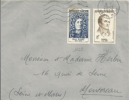 France Lettre 1958 YT 1167 1142 - Covers & Documents