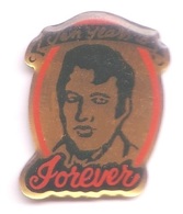 RR185 Pin's Musique Rock ELVIS PRESLEY FOREVER Achat Immediat - Personnes Célèbres