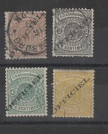 Luxembourg - Timbres De Service (1875 ) N°11/ 13 - Servizio