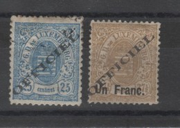 Luxembourg - Timbres De Service (1875 ) N°16/17 - Officials