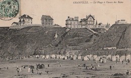 GRANVILLE - La Plage à L'heure Du Bain. Pas Courante - Granville