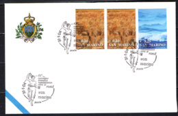 SAN MARINO - 31-1-2004 - FORLI' - CONVEGNO FILATELICO-NUMISMAT- ANNULLO SPECIALE - OBLITERATION SPECIALE - SONDERSTEMPEL - Lettres & Documents