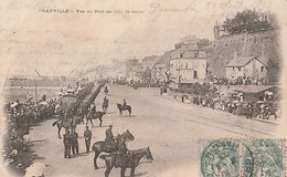 GRANVILLE - Vue Du Port Un Jour De Revue   -  Pas Courante - Granville