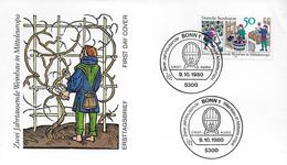 ALLEMAGNE  FDC   1980 Activites Vinicoles Vin Raisin - Vins & Alcools