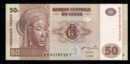 Banque Centrale Du CONGO  Billet 50 Francs Masque / Village Et Pêcheurs Fleuve Congo 31.07.2007  UNC - República Democrática Del Congo & Zaire