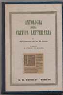 ANTOLOGIA DELLA CRITICA LETTERARIA - Encyclopédies