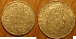 Louis-Philippe Ier - 5 Francs 1833W - 5 Francs