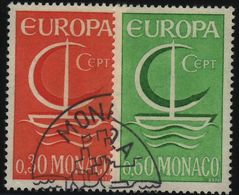 MONACO  1966  EUROPA CEPT  USED - 1966