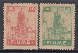 Italy - FIUME - Sassone N. 35A-36A - Cat. 300 Euro  Gomma Integra - MNH** - Fiume