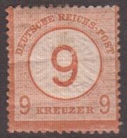 1874. DEUTSCHE REICHS-POST. Grossem Brustschild 9 / 9 GROSCHEN  (Michel 30) - JF136171 - Unused Stamps