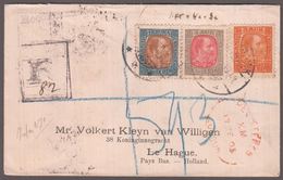 1902. Christian IX. 1 KRONA + 4 + 3  Aur On Beautiful Small Cover From REYKJAVIK To L... (Michel 45+) - JF136287 - Storia Postale