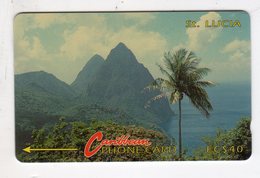 SAINTE LUCIE REF MV CARDS STL-3C Année 1991 EC$40 3CSLC - Saint Lucia