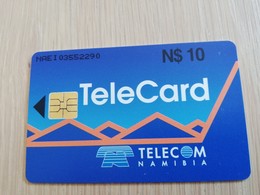 NAMIBIA    $10 BLEU / SERVICE ON DEMAND      Fine Used       **1360** - Namibië