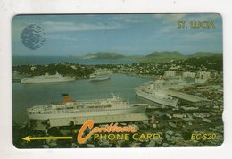 SAINTE LUCIE REF MV CARDS STL-16B Année 1995 EC $20 16CSLB Cruiseline - St. Lucia