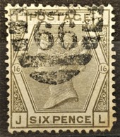 GREAT BRITAIN 1873/80 - Canceled - Sc# 62 - 6d - Used Stamps