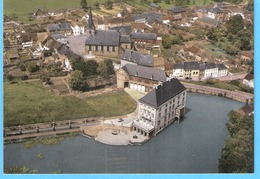 Feluy (Seneffe)- Vue Aérienne- Ancien Château-Fort- L'Eglise Sainte Aldegonde Et La Grand Place-Belle Vue Du Village - Seneffe