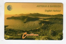 ANTIGUA & BARBUDA CARAIBES MV Cards ANT-13D Date 1995 EC $60 CN 13CATD English Harbour - Antigua And Barbuda