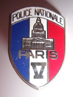 Pin's Police Nationale - 5° Arrondissement - Panthéon - Numéroté - Police
