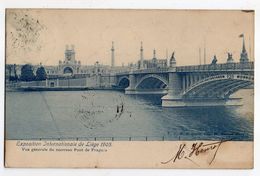 Belgique--LIEGE--Expo Internationalede 1905--Nouveau Pont De France..timbre..cachet LIEGE Et CHARLEVILLE-08--. - Lüttich